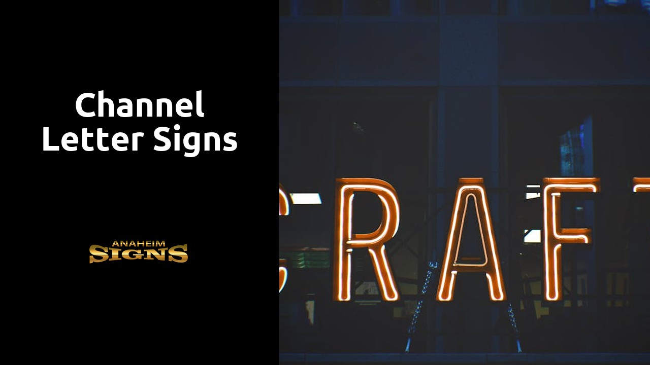 Channel Letter Signs