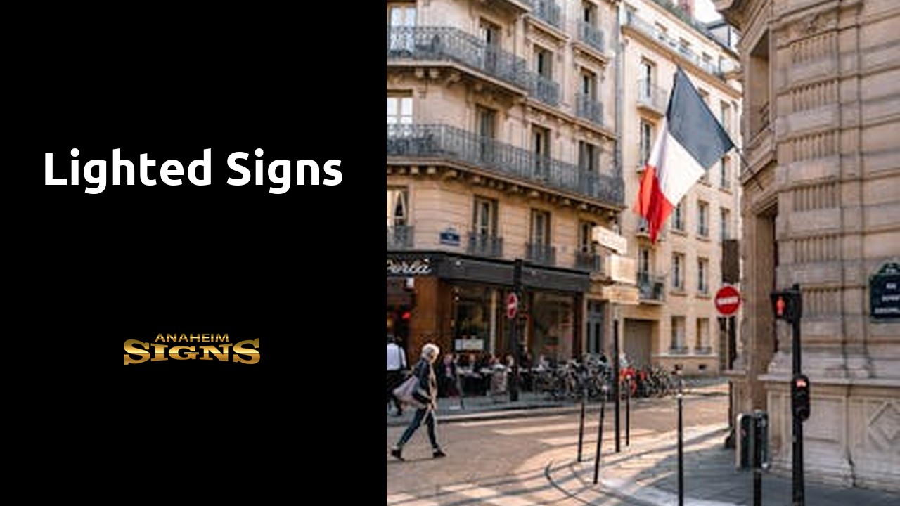 Lighted Signs